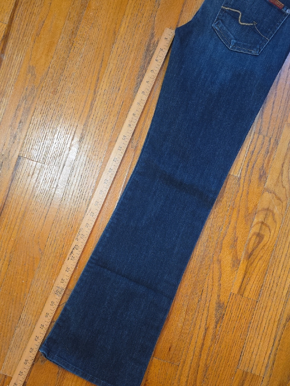 7 For All Mankind Jeans Size 25 Bootcut - Picture 8 of 9